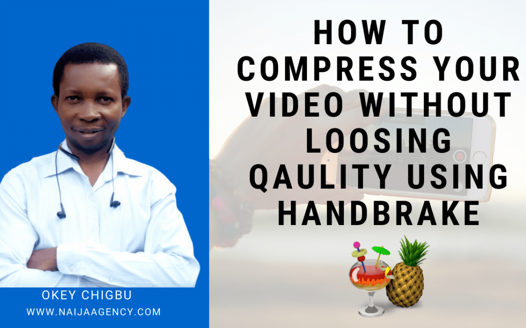 Video – How to Compress and Reduce your video size without losing quality.